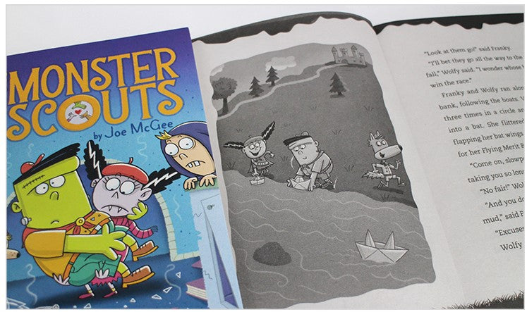 Junior Monster Scouts Not-So-Scary Collection - 4 Books ( #01-04 )