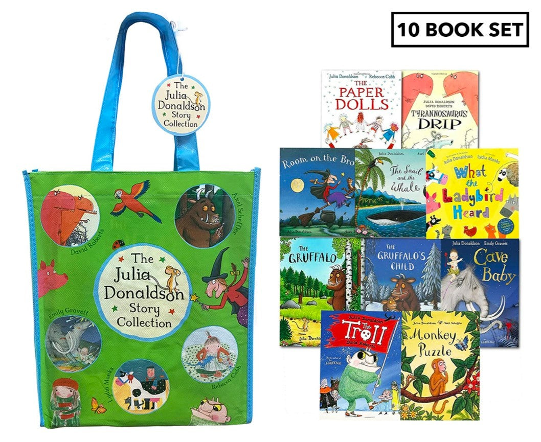 Julia Donaldson Story Collection 10 Books Set With Printed Tote Ba Jing Kung Book Center