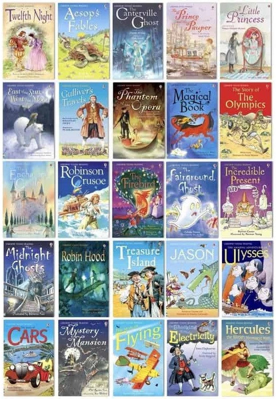 Usborne Reading Collection for Confident Readers - 40 Books