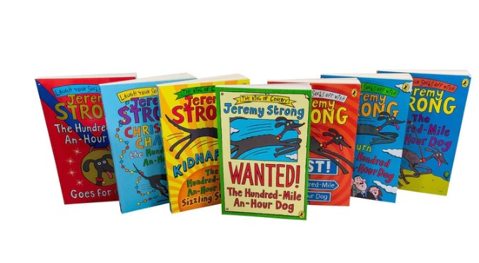 Jeremy Strong Complete Hundred Mile an Hour Dog Slipcase - 7 Books
