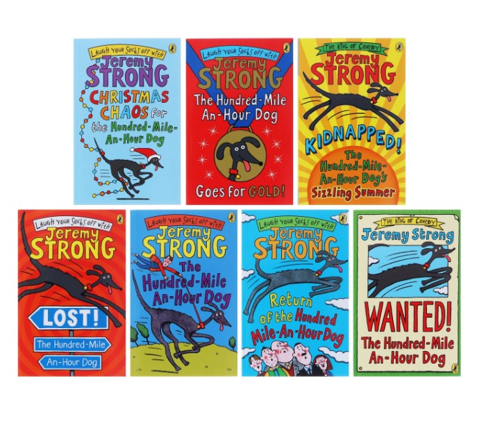 Jeremy Strong Complete Hundred Mile an Hour Dog Slipcase - 7 Books