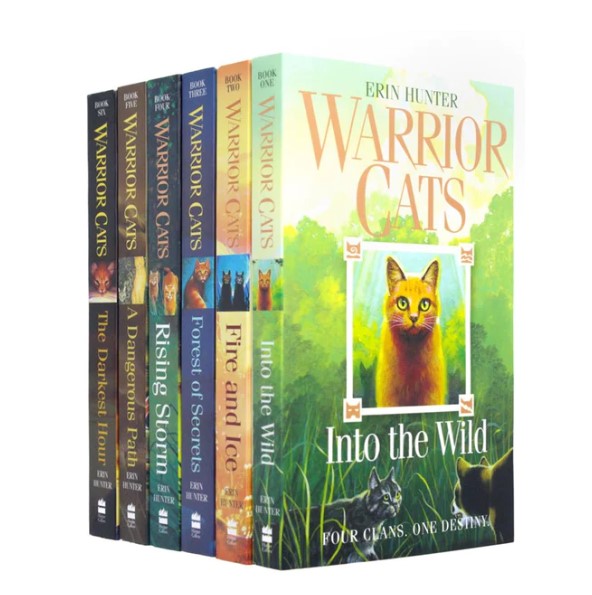 Warrior Cats Series 1: The Prophecies Begin - 6 Books