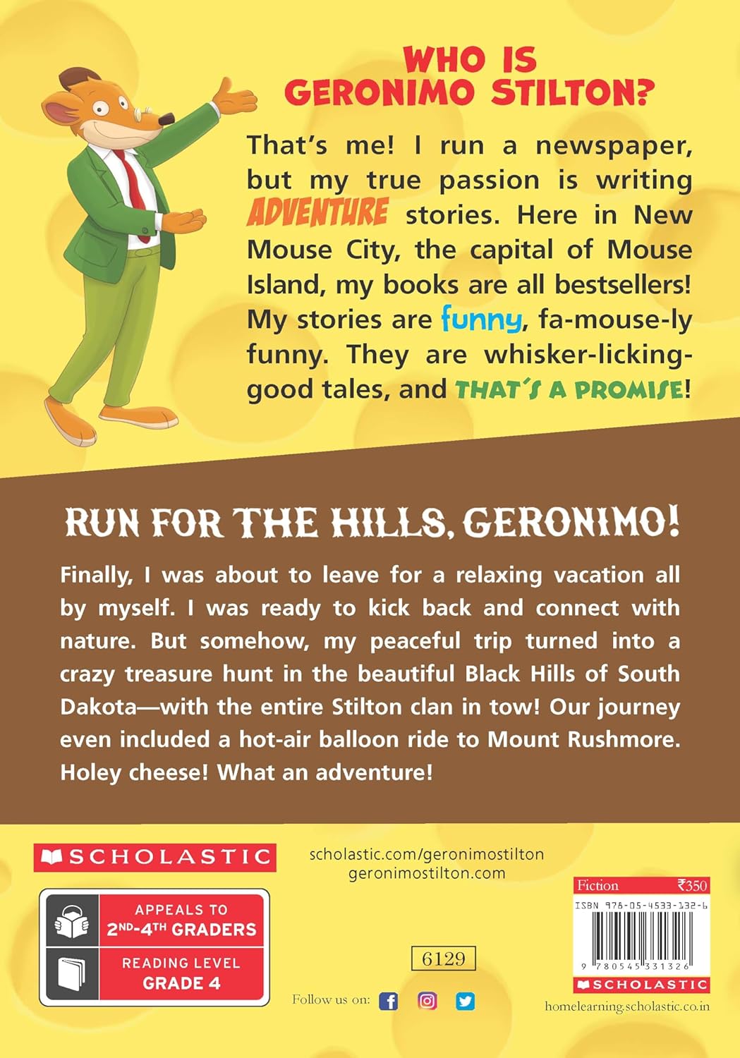 Run for the Hills, Geronimo! (Geronimo Stilton, #47)