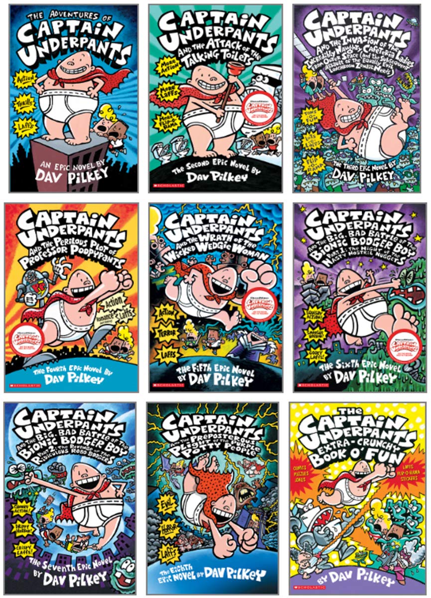 Captain Underpants 1-11 (Colour)