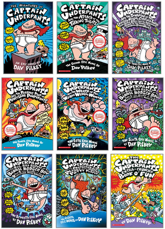 Captain Underpants 1-11 (Colour)