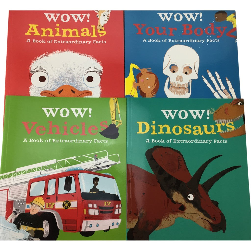 WOW! Collection :A Book of Extraordinary Facts - 4 Books