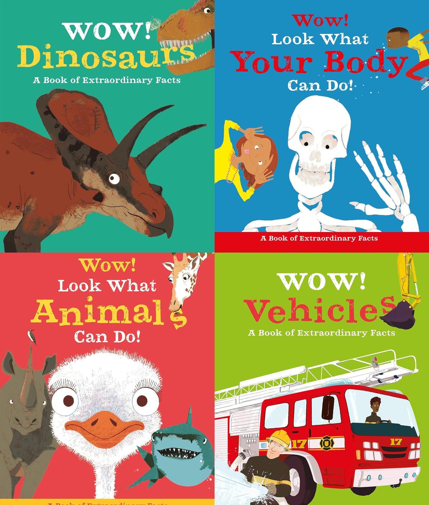 WOW! Collection :A Book of Extraordinary Facts - 4 Books