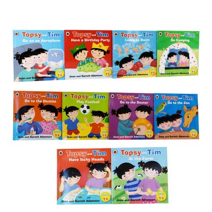 Topsy and Tim First Experiences Collection Box Set - 10 Books