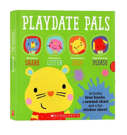 Playdate Pals Behaviours Collection - 4 Books ( includes a reward chart and a fun sticker sheet )