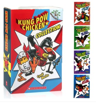 Kung Pow Chicken Collection -4 Books (#01-04 FULL COLOR)