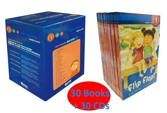Step into Reading Step 1: 30 Books + 30 CDs Set