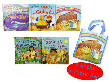 Bible Stories 5-Book Collection Bag