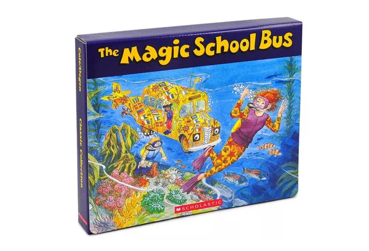 The Magic School Bus Classic Collection Box Set - 6 Books + 6 Audio CDs