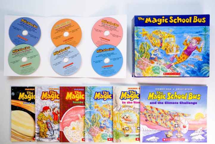 The Magic School Bus Classic Collection Box Set - 6 Books + 6 Audio CDs