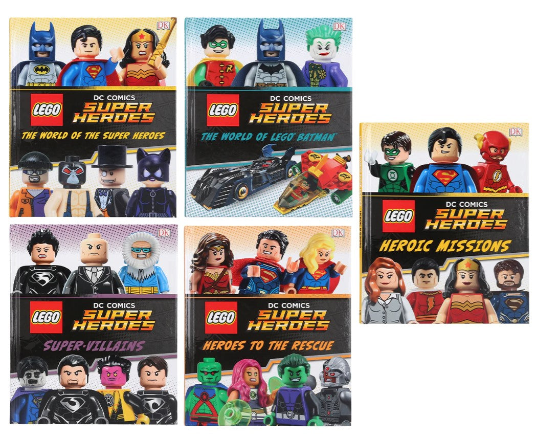 LEGO DC Comics Super Heroes Collection - 10 Books (Mini figure of Batman included)