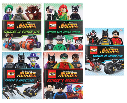 LEGO DC Comics Super Heroes Collection - 10 Books (Mini figure of Batman included)