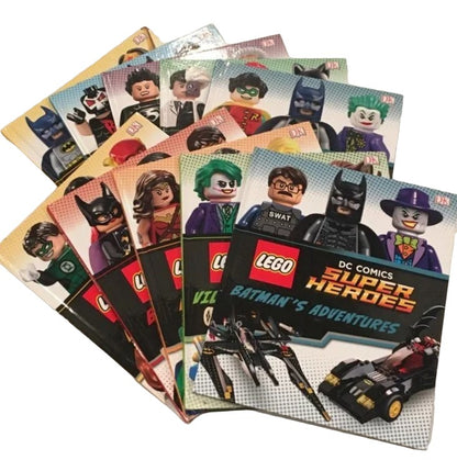 LEGO DC Comics Super Heroes Collection - 10 Books (Mini figure of Batman included)