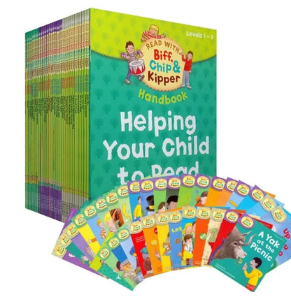 Oxford Read with Biff, Chip and Kipper Level 1-3 Collection - 33 Books