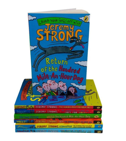 Jeremy Strong Complete Hundred Mile an Hour Dog Slipcase - 7 Books