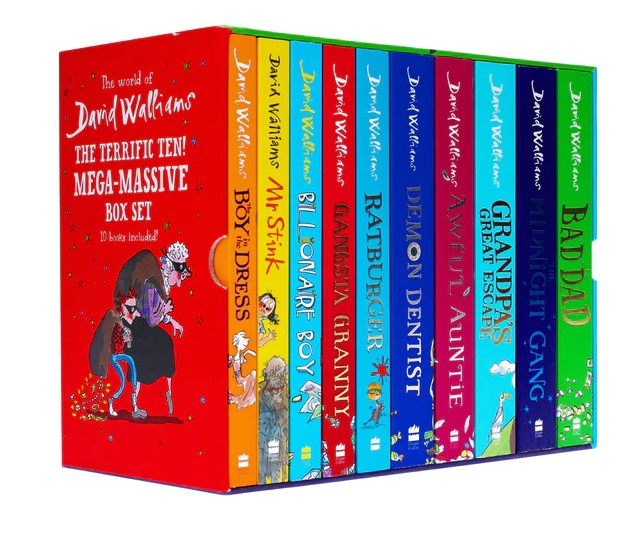 The World of David Walliams: The Terrific Ten! Mega-Massive Collection Box Set -10 Books