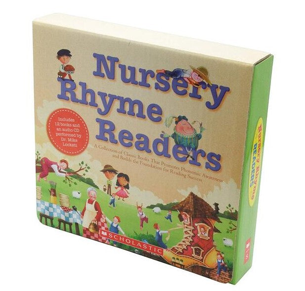 Nursery Rhyme Readers Box Set - 12 Books + 1 Audio CD