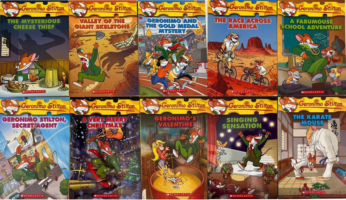 Geronimo Stilton Collection - 10 Books (#31-40)