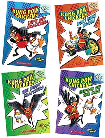 Kung Pow Chicken Collection -4 Books (#01-04 FULL COLOR)