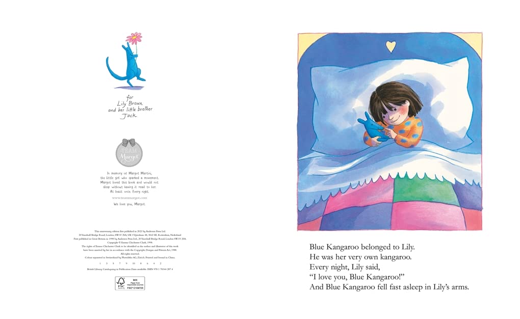 I LOVE YOU BLUE KANGAROO