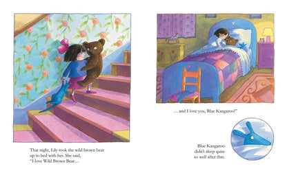 I LOVE YOU BLUE KANGAROO