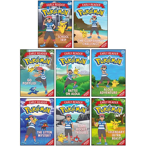 Pokemon Early Reader Collection (8 Books)