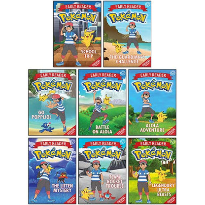 Pokemon Early Reader Collection (8 Books)