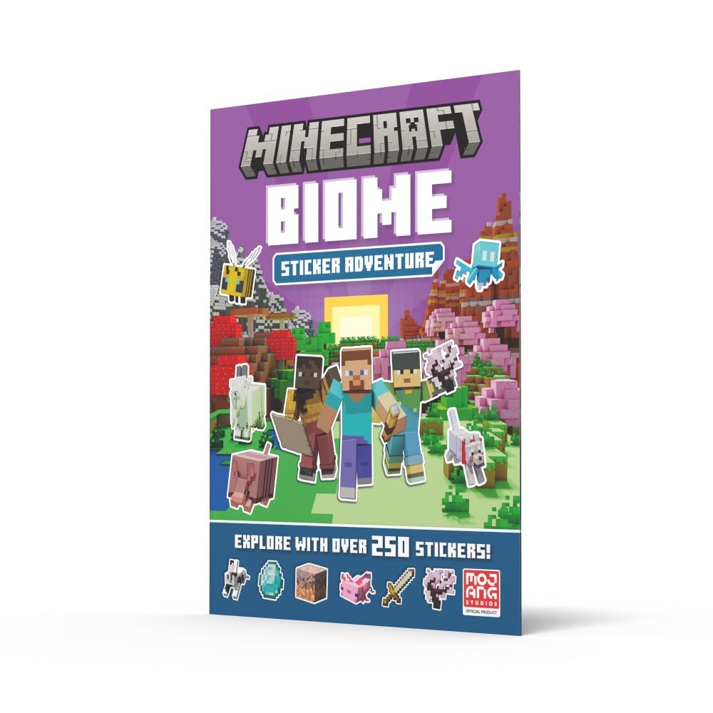 Minecraft Biome Adventure Sticker Book