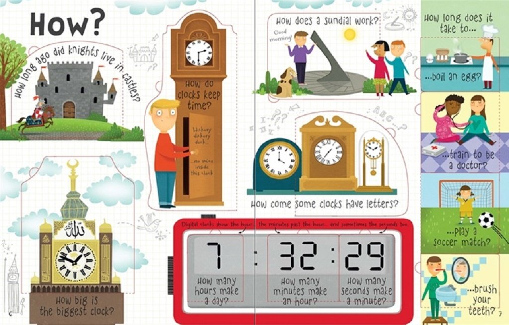Lift-the-Flap Questions and Answers About Time
