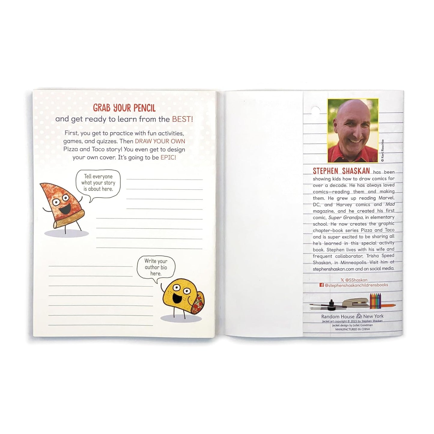 Pizza and Taco: Draw Your Own Comic!