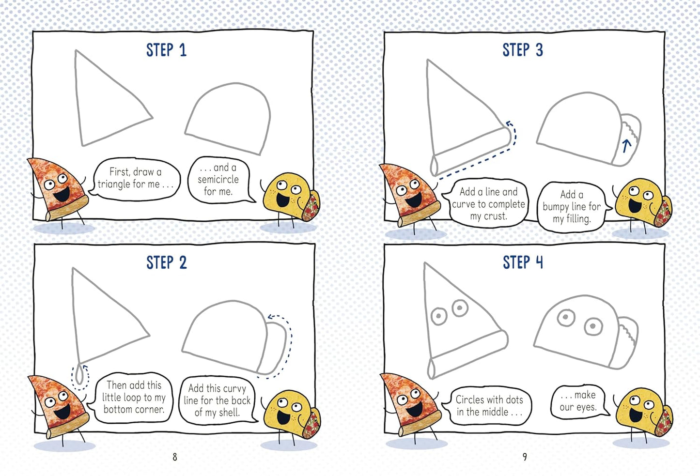 Pizza and Taco: Draw Your Own Comic!