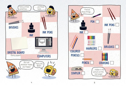 Pizza and Taco: Draw Your Own Comic!