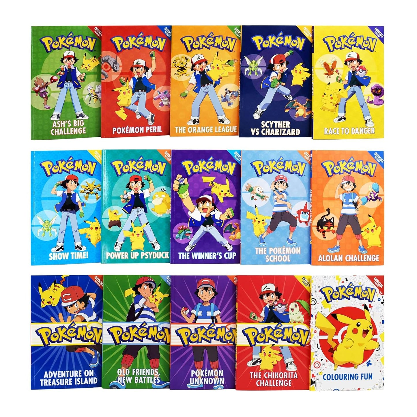 Pokemon Super Collection ( 15 Books )