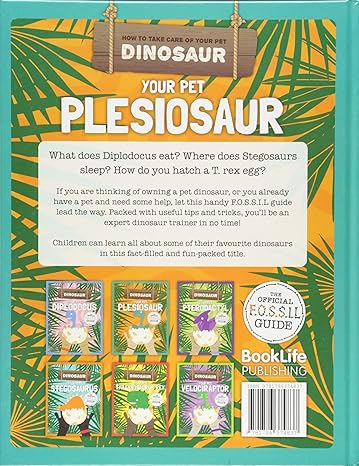 How to Take Care of your Pet Dinosaur Collection - 6 Books