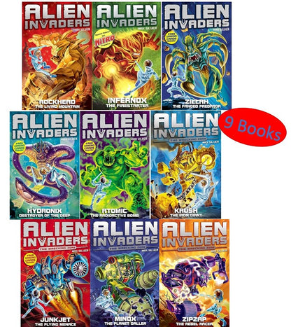 Alien Invaders collection - 9 Books