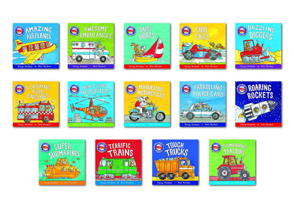 Amazing Machines : Big Truckload of Fun collection - 14 Books