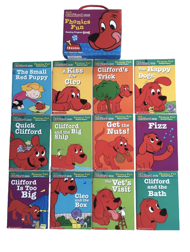 Clifford's Phonics Fun Boxed Pack 2 Collection - 12 Books