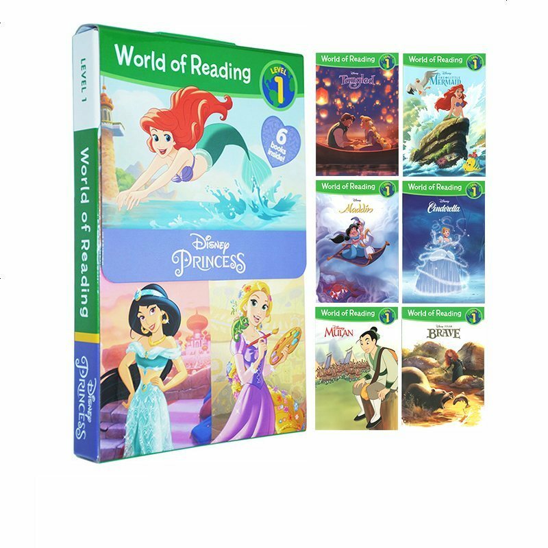 World of Reading Disney Princess Boxed Set - 6 Books