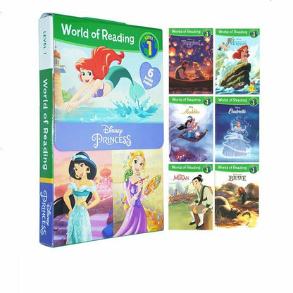 World of Reading Disney Princess Boxed Set - 6 Books