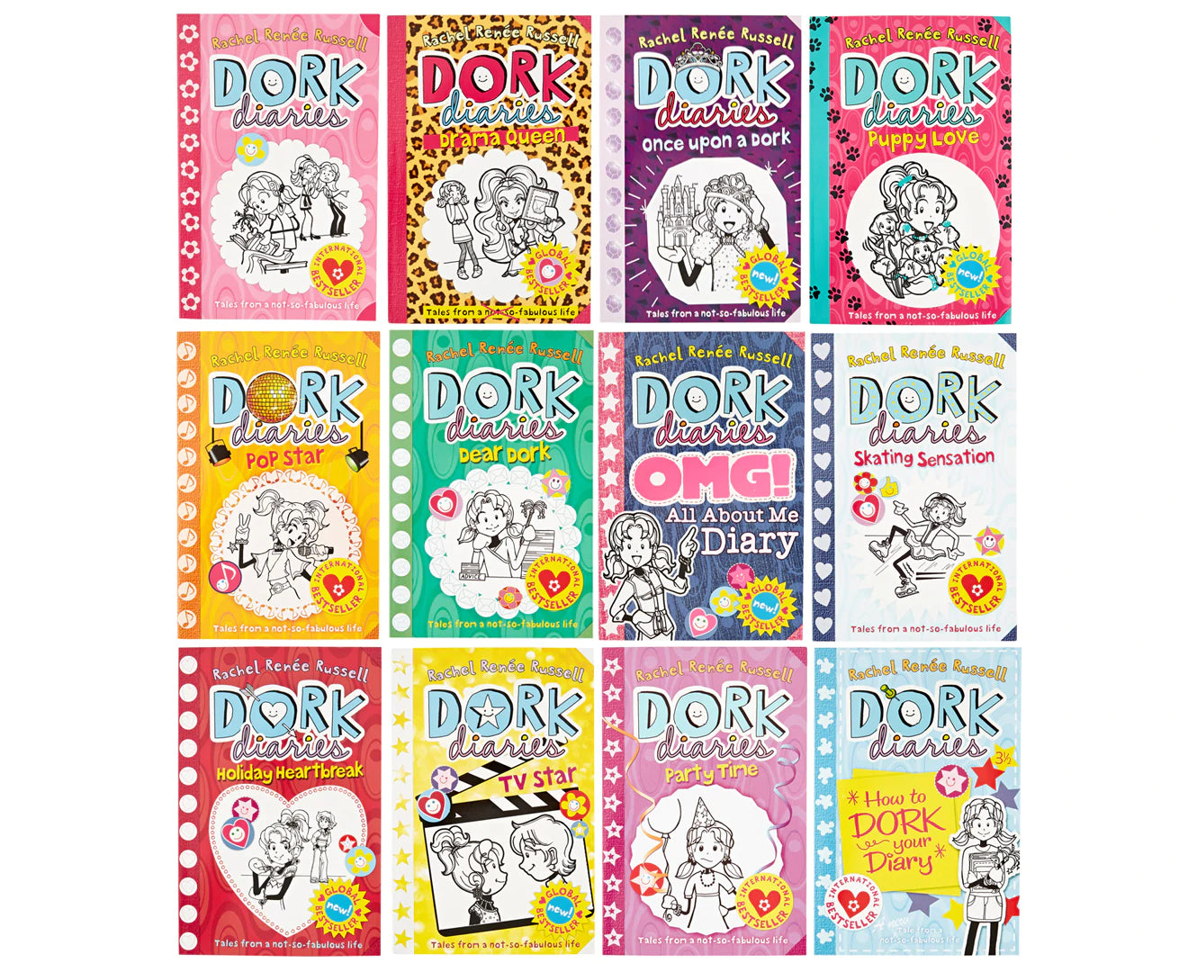 Dork Diaries Collection - 12 Books