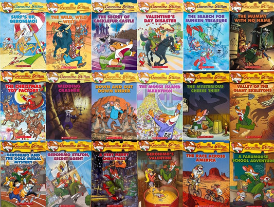 Geronimo Stilton Collection - 18 Books (#20-23, #25-38)