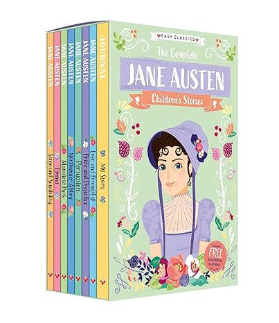 Jane Austen Children's Stories: 8 Book Box Set ( Includes FREE audiobooks )