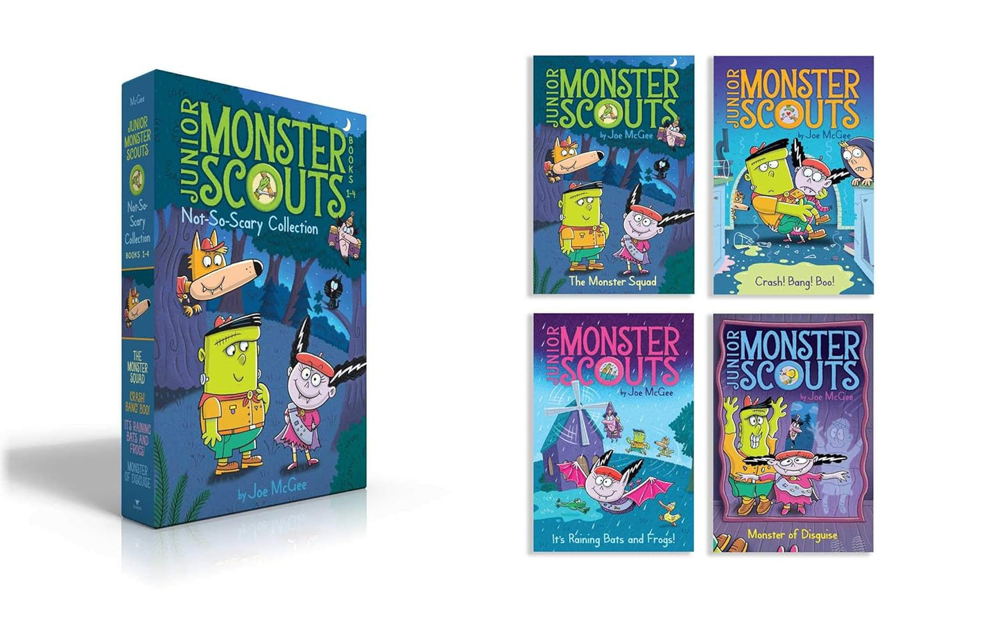 Junior Monster Scouts Not-So-Scary Collection - 4 Books ( #01-04 )