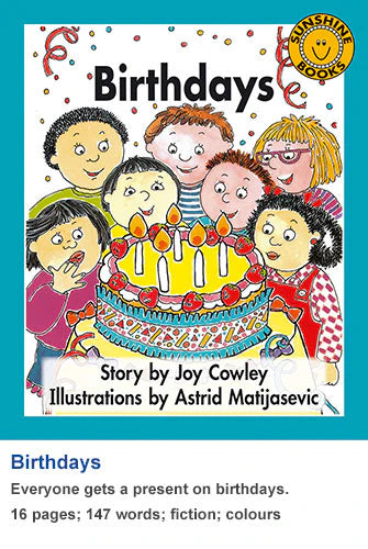 Sunshine Classics Level 9: Birthdays