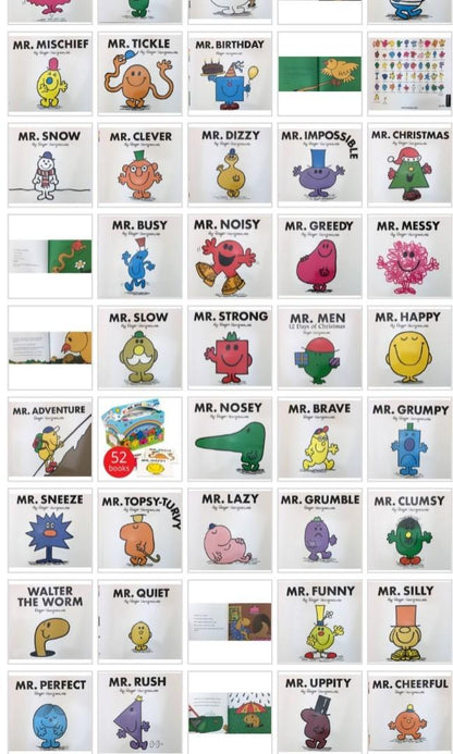 My Mr. Men World Collection Box Set - 52 Books