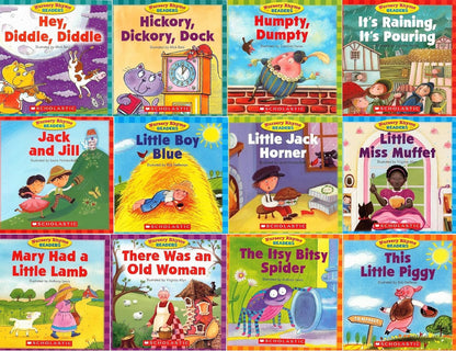 Nursery Rhyme Readers Box Set - 12 Books + 1 Audio CD